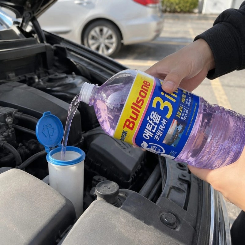 불스원 레인OK 에탄올 3in1 코팅 워셔액 1800ml 6개 발수코팅과 세정력 정보
