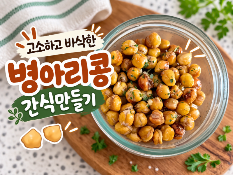 병아리콩 간식 만들기｜다이어트간식만들기 고소한건강간식