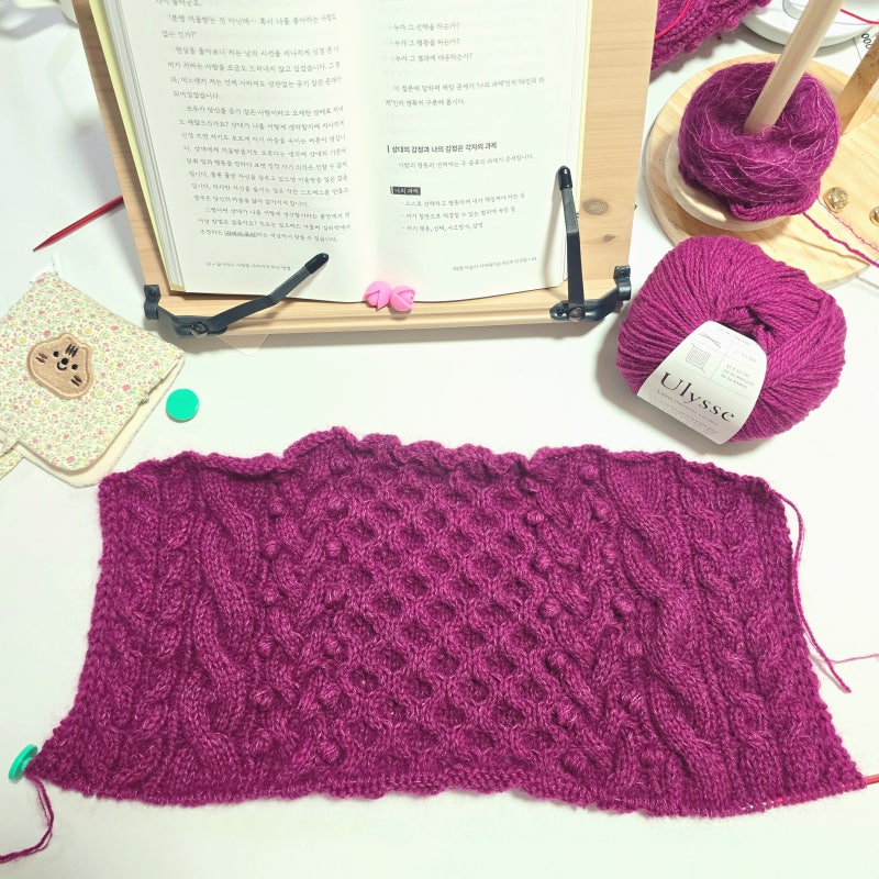 겨울스웨터뜨기 꼬뜨 케이블 스웨터(Côte Cable Sweater) CO. (미르닛츠)