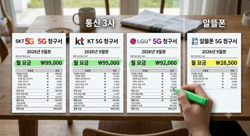매달 10만 원 내다 속터져 바꾼 2026년 5G 알뜰폰 무제한 요금제 단점 및 가입 방법, 고객센터·N....