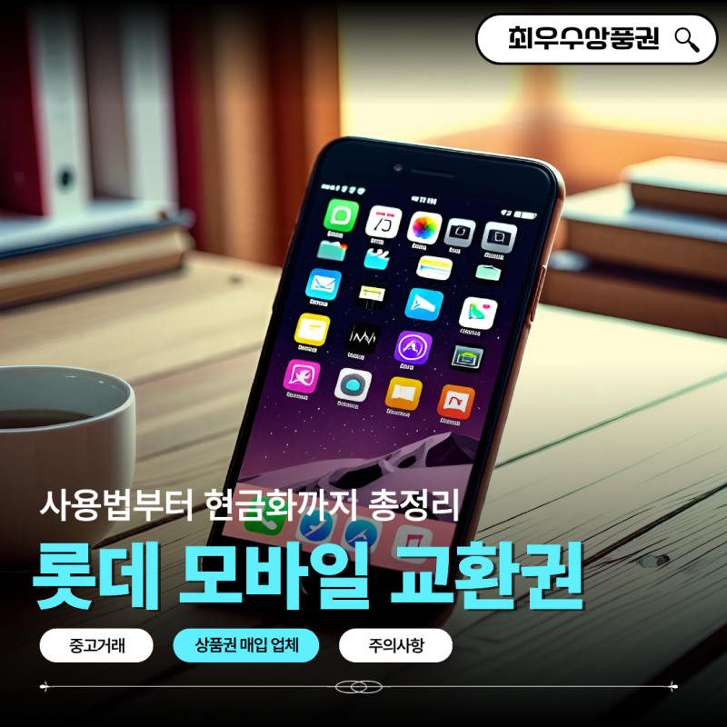 롯데 모바일 교환권 사용법부터 현금화 방법까지 총정리｜중고거래·상품권 매입업체