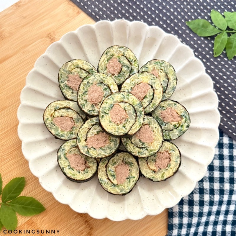 “김밥을 이렇게 싸면 맛있는데 살도 빠져요!” 살 안찌는 밥없는 참치 양배추 김밥 다이어....