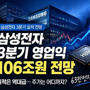 “삼성전자 3분기 영업익 106조” 역대급 실적에도 제가 장기투자하지 않는 이유