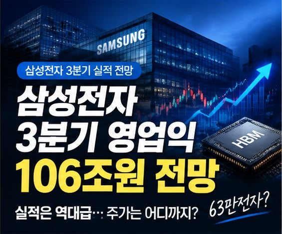 “삼성전자 3분기 영업익 106조” 역대급 실적에도 제가 장기투자하지 않는 이유