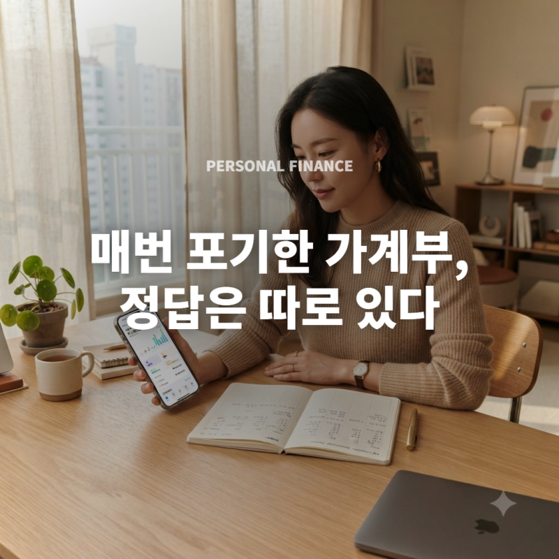 가계부 선택 기준 4가지, 수기·엑셀·어플 유형별 장단점 비교
