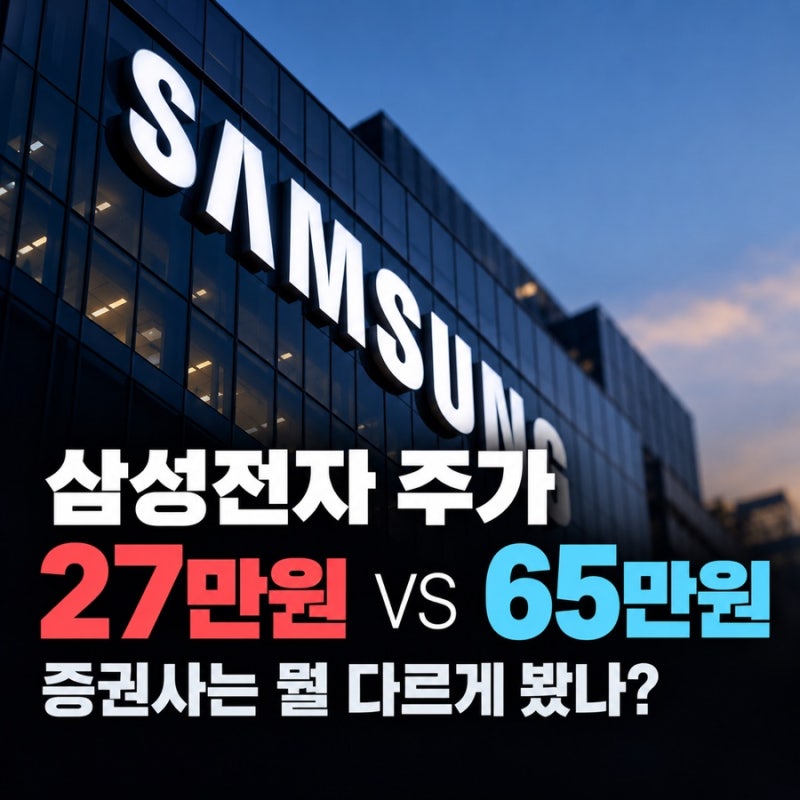 삼성전자 주가 ‘27만원 vs 65만원’ 증권사는 뭘 다르게 봤나?