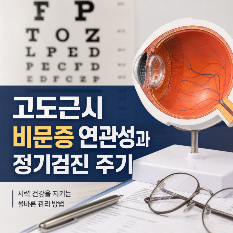 [고도근시와 비문증] 눈앞의 날파리, 단순 노화일까 망막의 경고일까? 정기검진의 모든 것