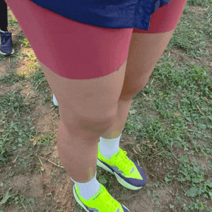 여자 5부 레깅스 말림이 고민이라면? 오마이런 에어핏 백포켓 러닝 레깅스 10km PB 후기