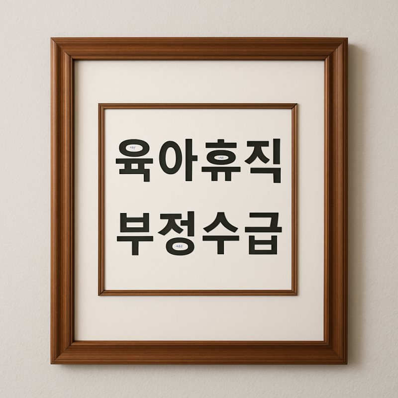 육아휴직 중 월 150만원 이상 벌면 부정수급? 정확한 기준 알려드립니다
