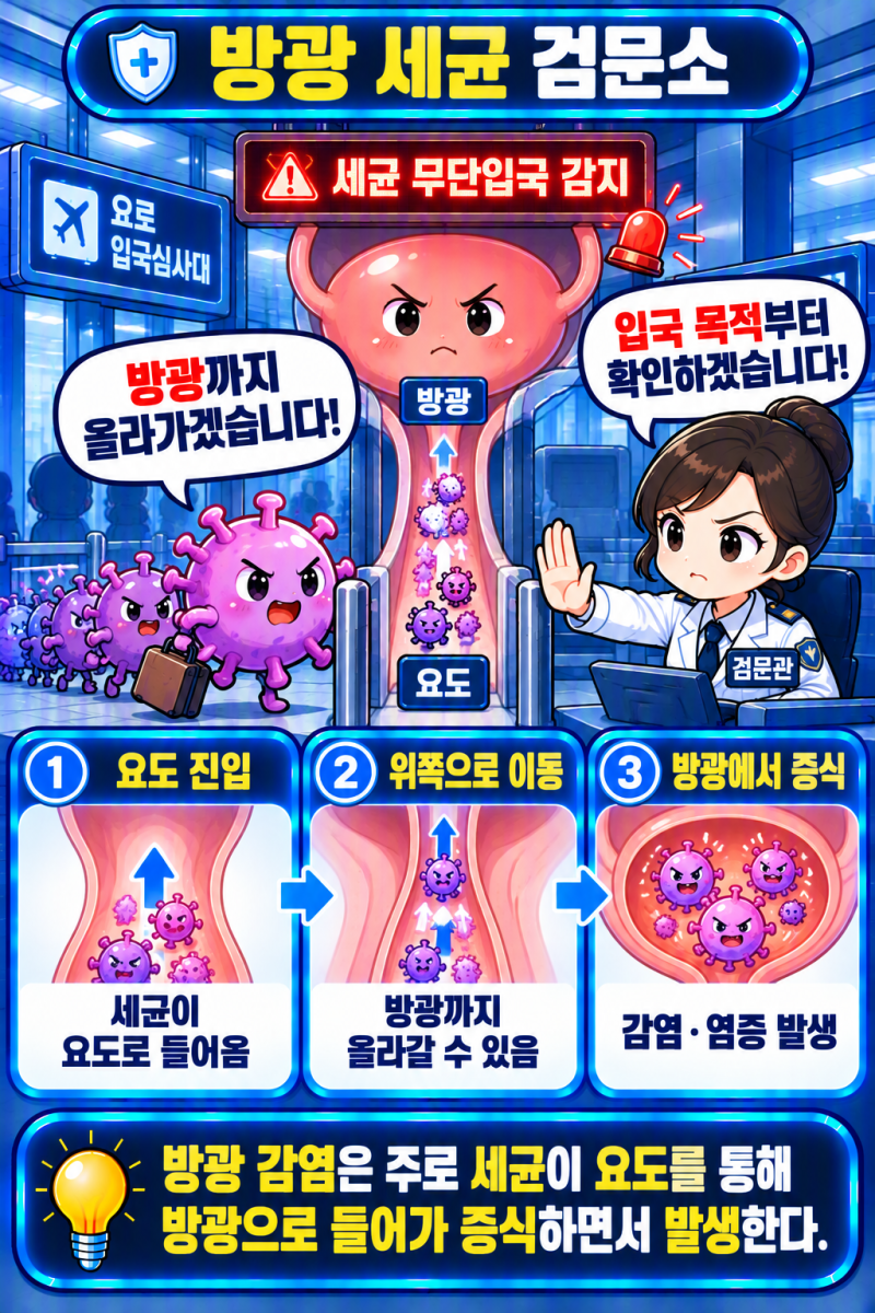 소변 볼 때 따갑고 자주 마려우면 방광염일까? 여성 방광염 증상과 신우신염 신호