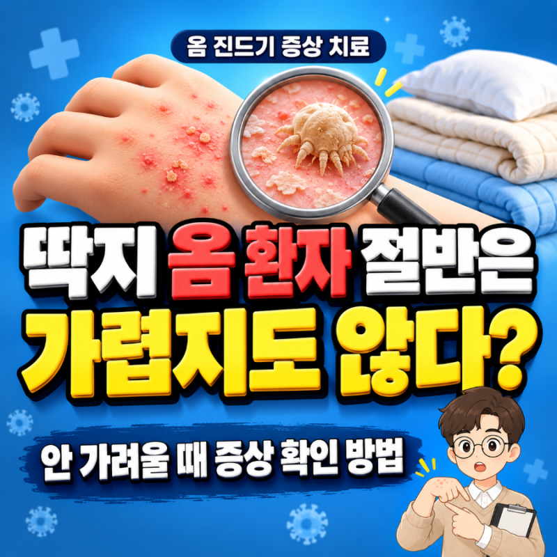 ⭐옴 증상, 연고 발랐는데 더 가려워? 2~4주 가려움의 정체와 재감염 막는 3가지