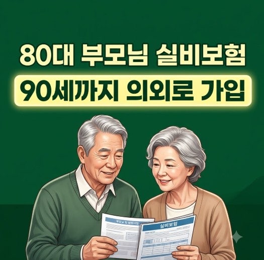 80대 실비보험 가입 가능할까? 90세 가입조건·유병자 실손 총정리