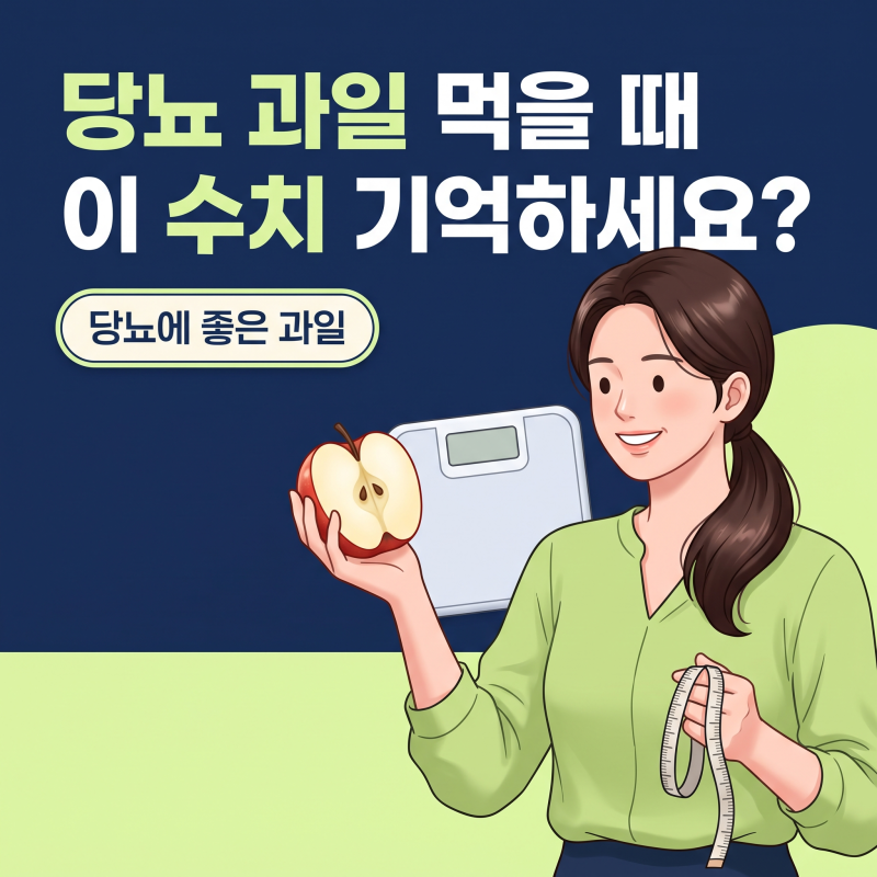 당뇨에좋은과일, 사과 반 개보다 먼저 알아야 할 1회 섭취량 기준