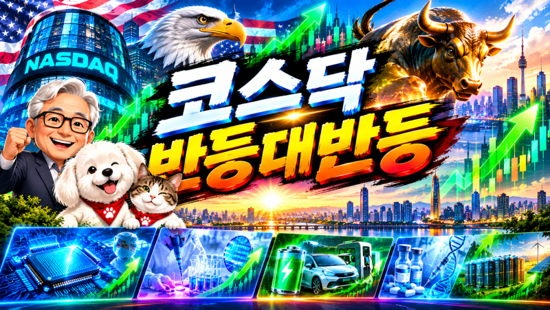 코스닥 시장 대반등은 언제일까???