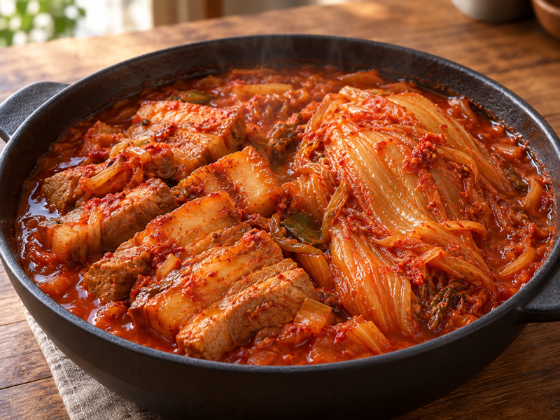 삼겹살 김치찜 레시피｜김치와 삼겹살로 만드는 밥도둑