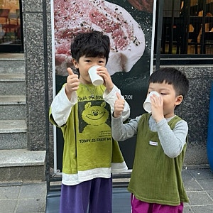 가을 운동화 추천 | 휠라 에샤페 키즈 초코 190 착용후기, 사이즈팁