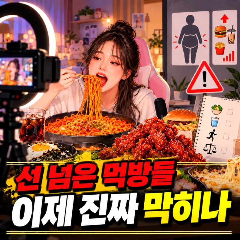 쯔양·히밥 먹방도 사라질까? 유튜브가 막기 시작한 건 ‘많이 먹는 장면’만이 아니었습니....