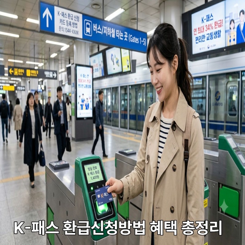 알뜰교통카드 후속 K-패스 환급 신청 방법 및 혜택 비교 총정리