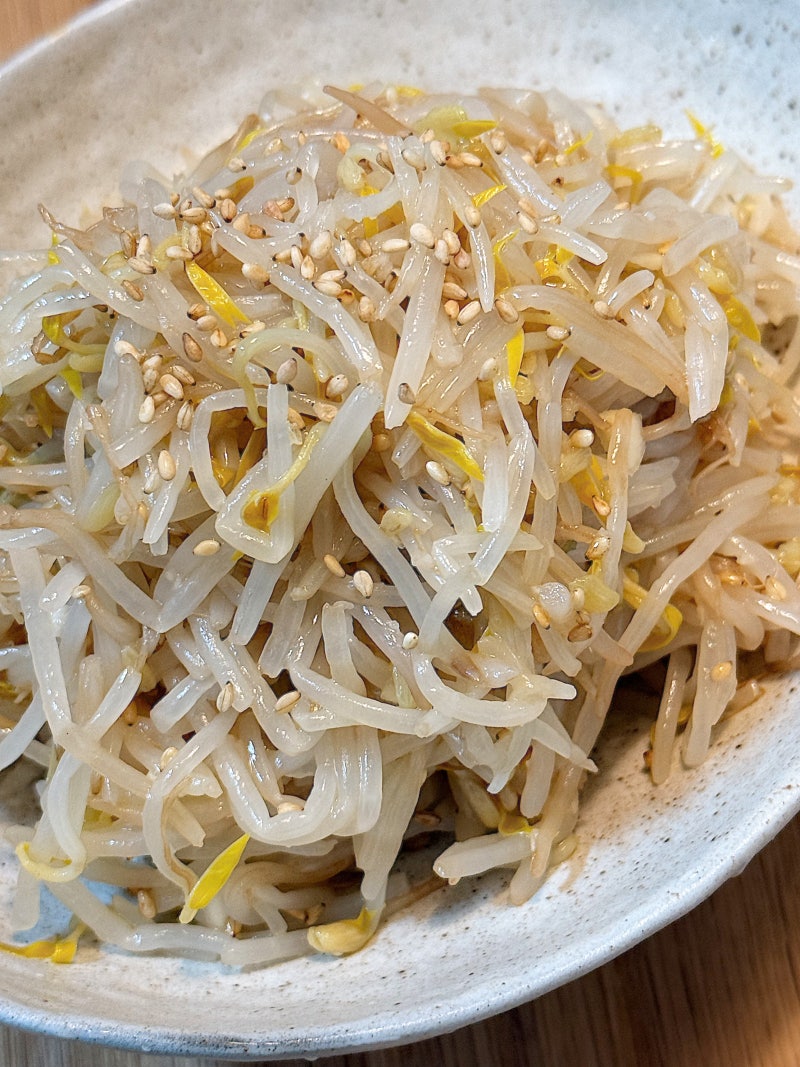 숙주나물 무침 만드는법 숙주 삶는시간 데치기 레시피
