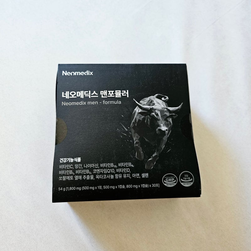 남성영양제 네오메딕스 맨포뮬러로 챙기는 전립선 건강 관리 솔직후기