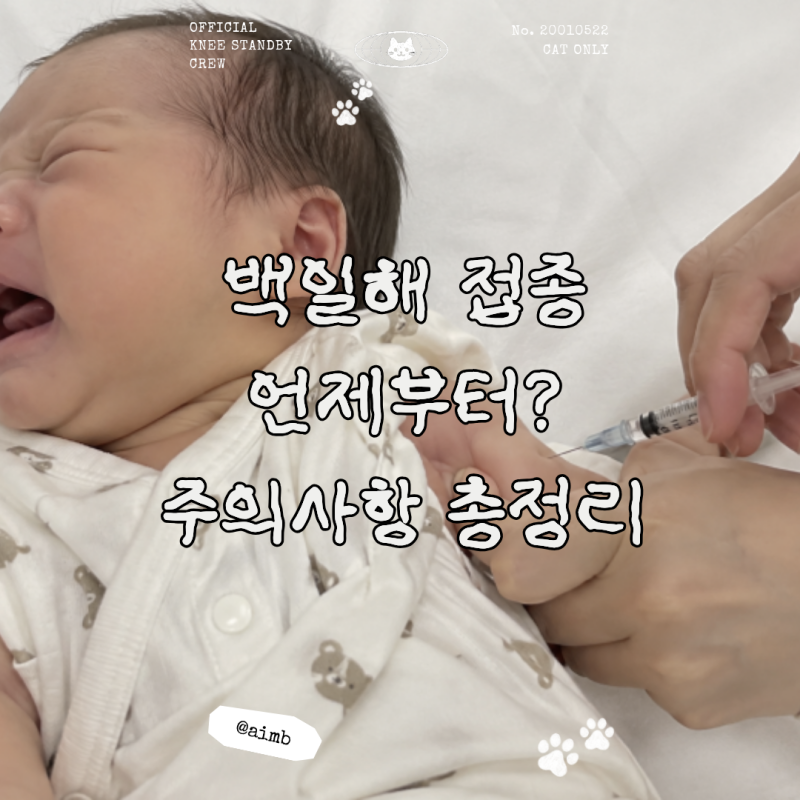 임산부 백일해 주사 시기 27~36주, 남편·조부모도 맞아야 할까?