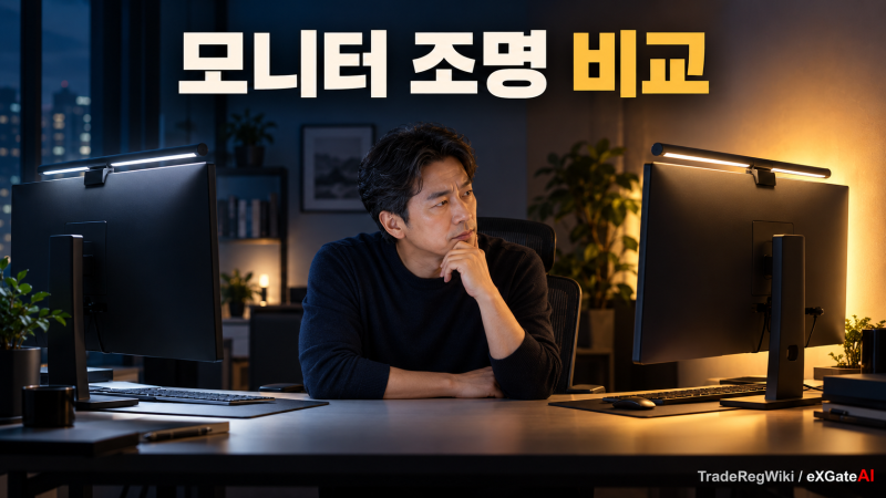 BenQ 스크린바 헤일로2 vs LED 아이케어 e리딩 스크린바｜모니터 조명, 가격 차이만큼 달라질까?