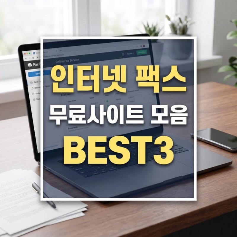 pc 팩스 보내기, 인터넷 팩스 보내기 무료 사이트와 복합기 전송