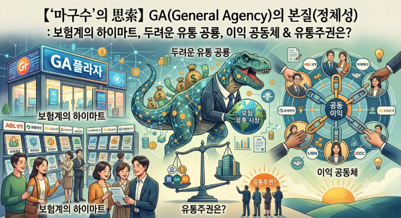 【'마구수'의 思索】 GA(General Agency)의 본질(정체성) : 보험계의 하이마트, 두려운 유통 공룡, ....