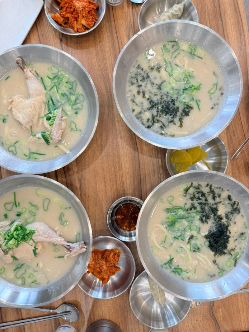 인천송도 맛집 점심, 가족과 든든하게 먹은 언양닭칼국수