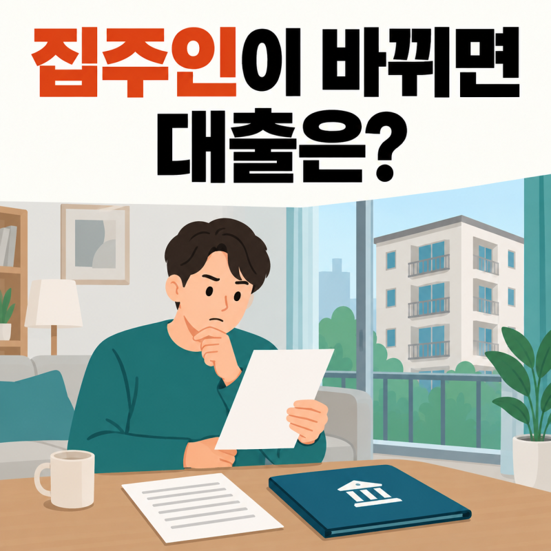 전세대출 만기 전에 집주인이 바뀌었다면, 은행에 무엇을 확인할까?