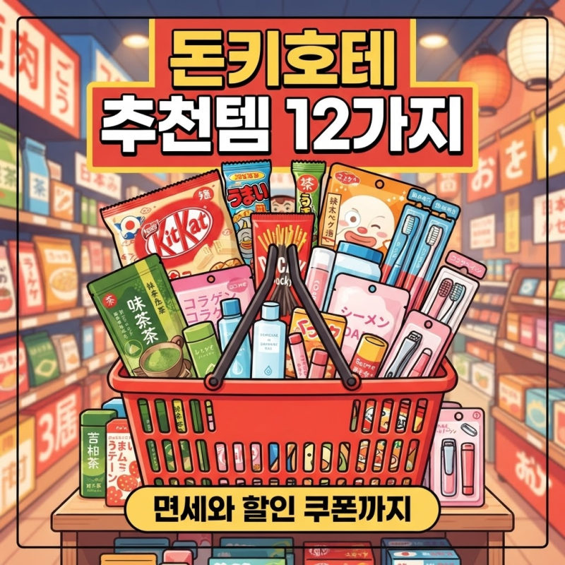 일본 돈키호테 추천템 12가지 할인 쿠폰 쇼핑 팁