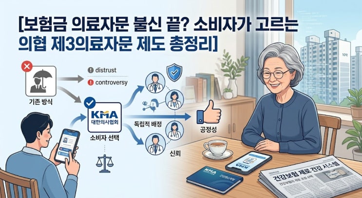 [보험정보] 보험금 의료자문 불신 끝? 소비자가 고르는 의협 제3의료자문 제도