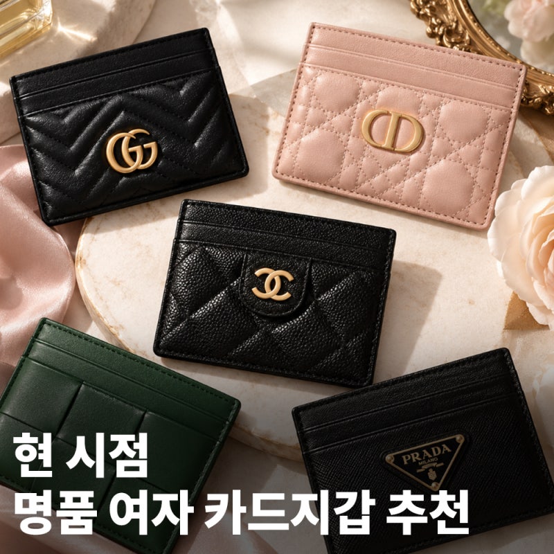 "여자 명품지갑 뭐가 괜찮아?" 구찌, 디올, 샤넬, 보테가, 프라다 카드지갑 추천 하나씩 추려....