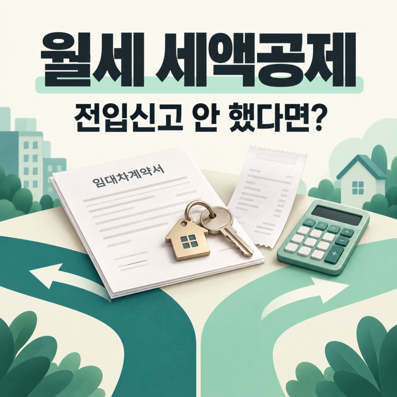 월세 세액공제, 전입신고 안 했다면? 현금영수증 소득공제까지 확인