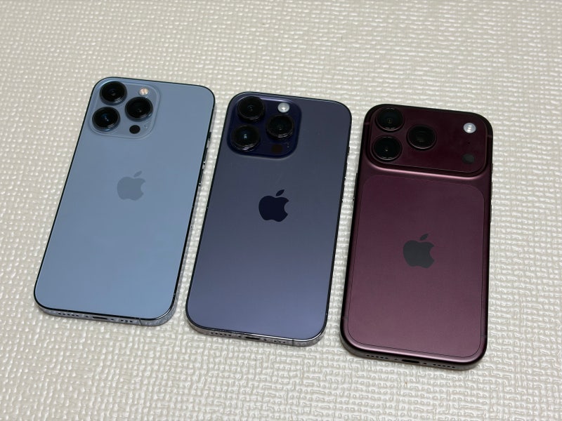 아이폰 18pro / 17pro / 14pro /13pro 전격비교