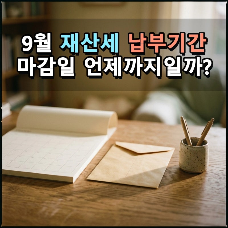 9월 재산세 납부기간 마감일 언제까지일까? 위택스 고지서 조회 방법과 신용카드 무이자 할....
