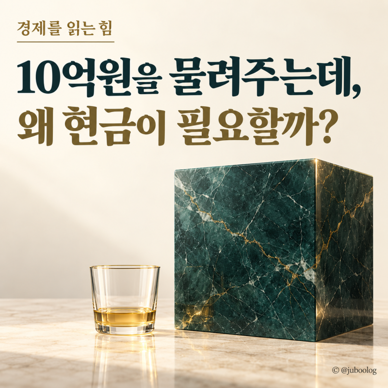 10억원을 물려주는데 왜 현금이 필요할까? 상속세와 종신보험의 경제학