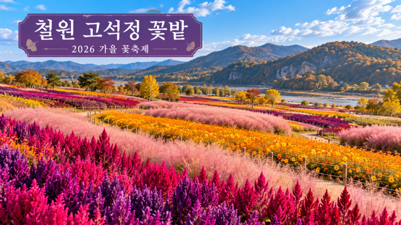 2026 철원 고석정 꽃밭 가을 행사축제는 언제하나요 자세한 설명좀 ㅎ주세요,"2026 철원 고석정....