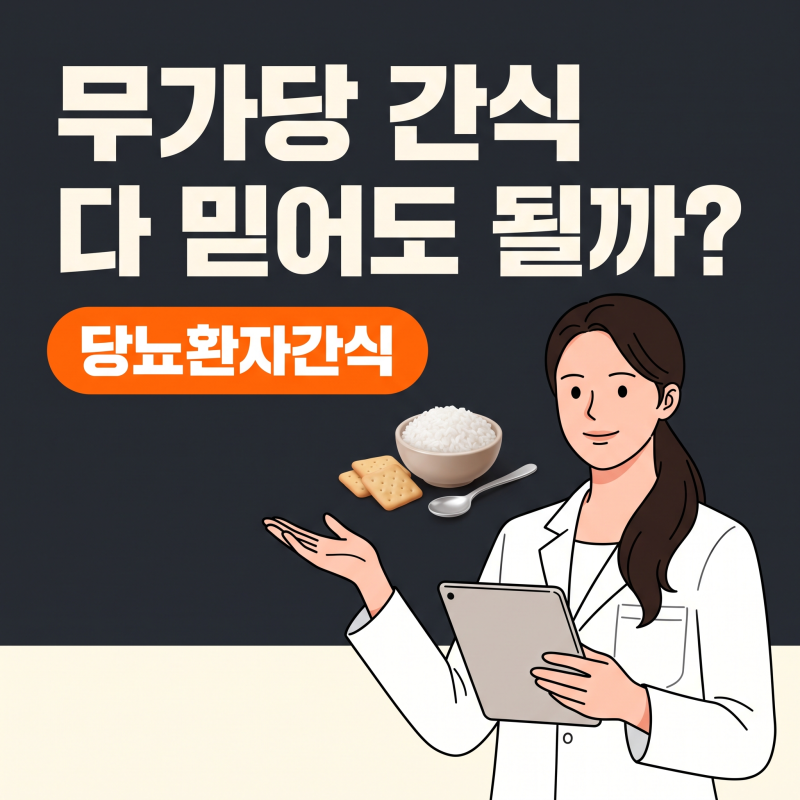 당뇨환자간식, 혈당 흔들림 없이 고르는 함량표시 깐깐한 기준