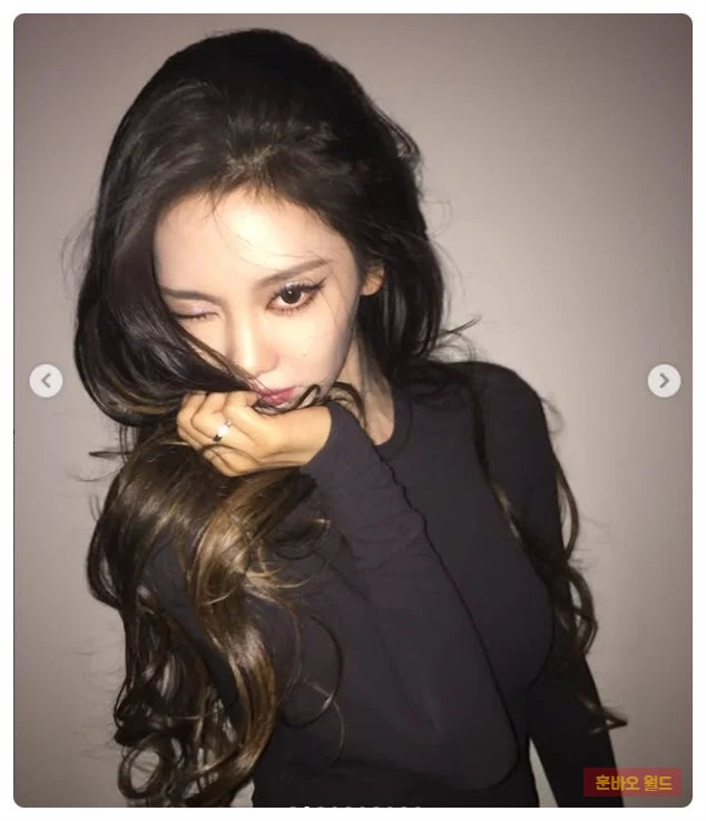 닝닝 비하인드, 밀착 블랙톱에 확 달라진 분위기…메이크업까지 강렬했다