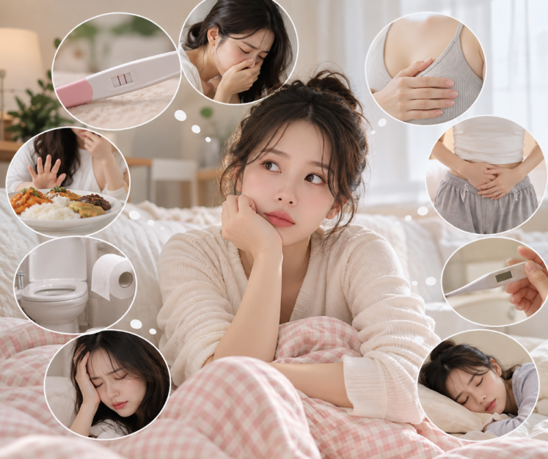 임신 극초기증상 vs 생리 전 증후군, 냉·가슴통증 구분법