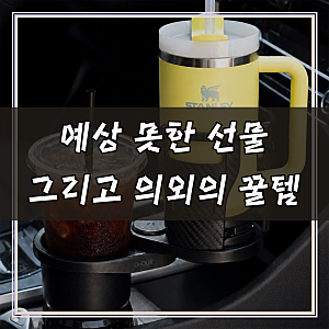 2단 차량용 컵홀더 2in1 회전 확장형 사이즈 조절 텀블러 거치대, 블랙, 1개