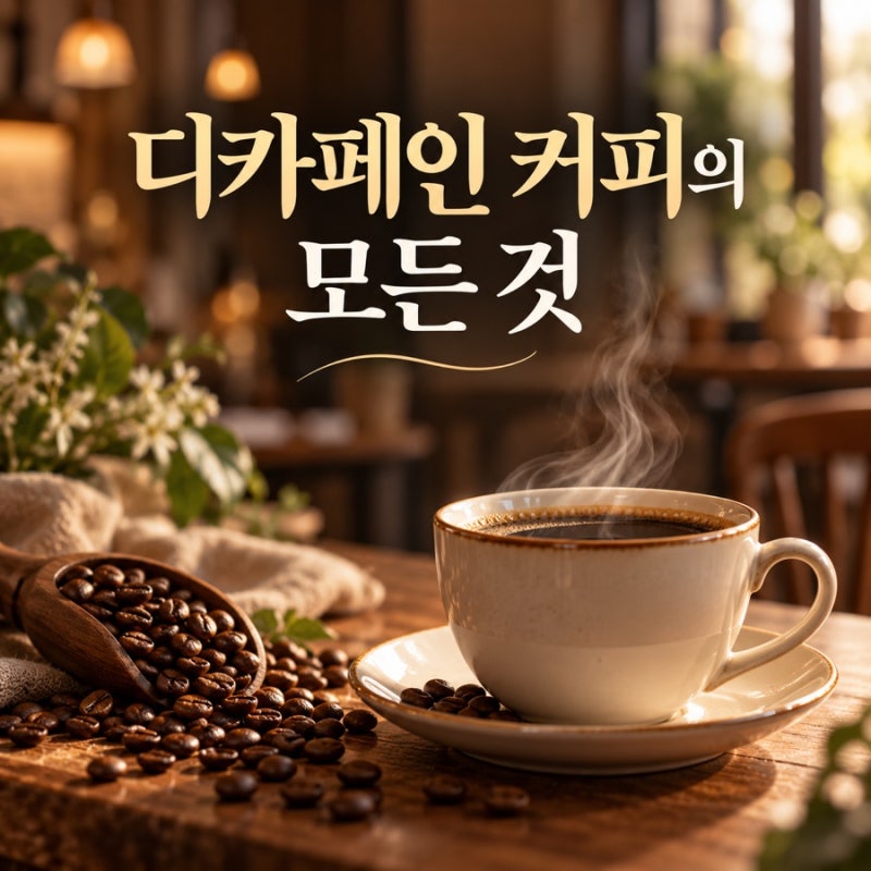디카페인 커피의 모든 것