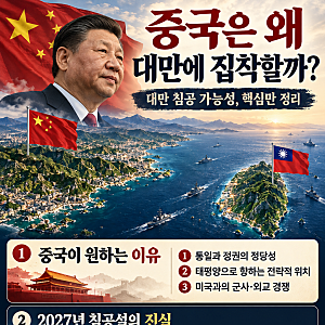 중국은 왜 대만에 집착할까? 대만 침공설