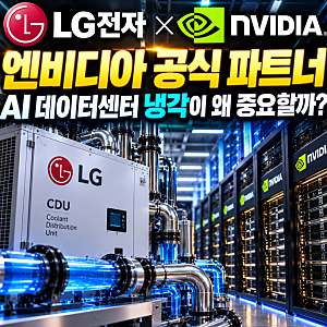 이번에 LG전자다. 엔비디아 AI 데이터센터의 공식 파트너로 선정!!