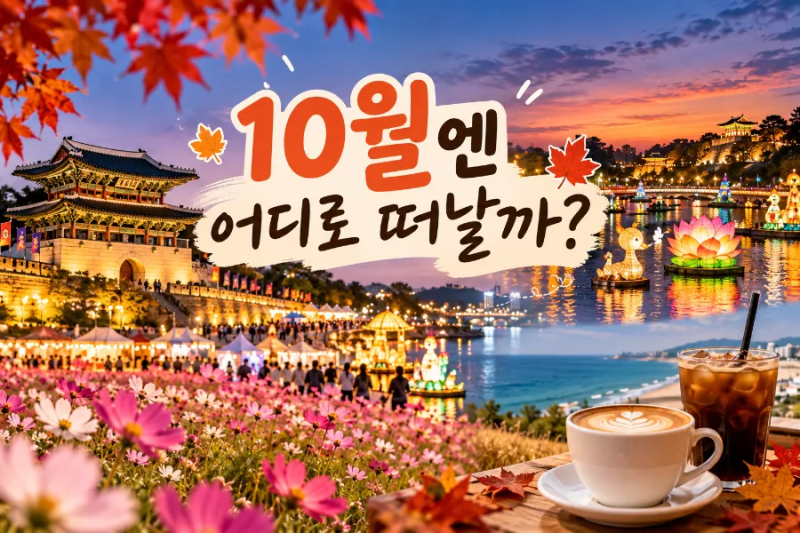 2026년 10월 전국 축제 총정리｜가을에 어디 갈까? 날짜별 가볼만한 축제 ️✨