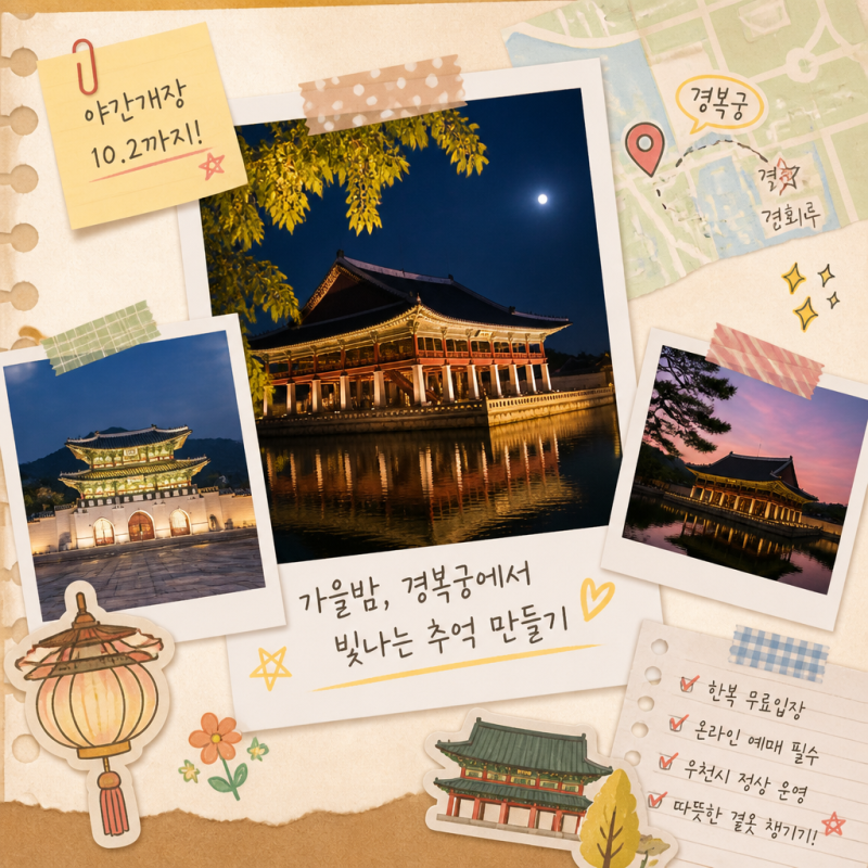 경복궁 야간개장 10월 2일까지 예매와 관람 팁