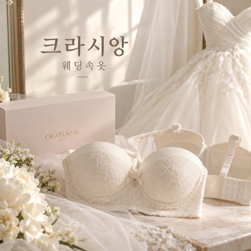 웨딩속옷 크라시앙 3cm 르미엘 럭셔리 웨딩 브라 웨딩촬영 후기