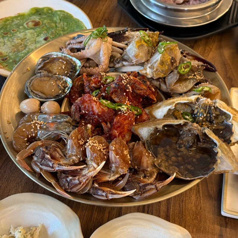 해운대 마린시티 맛집 : 더도게장 | 부모님 모시고 가기 좋은 식당, 간장게장·양념게장·새우....