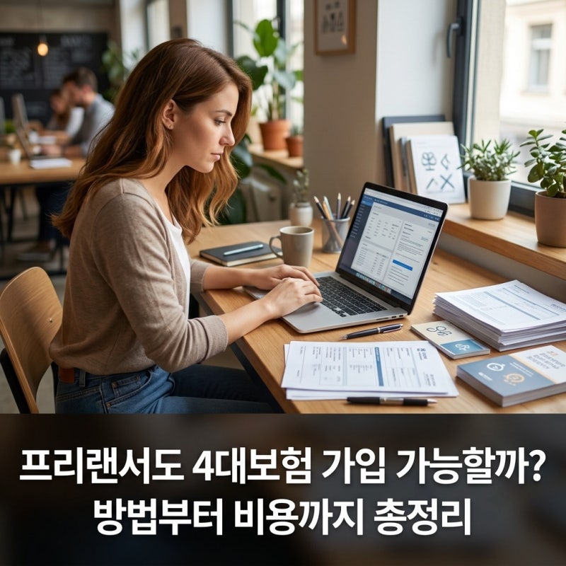 프리랜서도 4대보험 가입 가능할까? 방법부터 비용까지 총정리